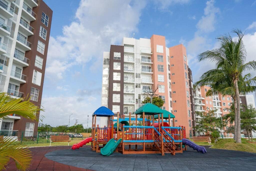Departamento Con Laguna Artificial Cancun Luaran gambar