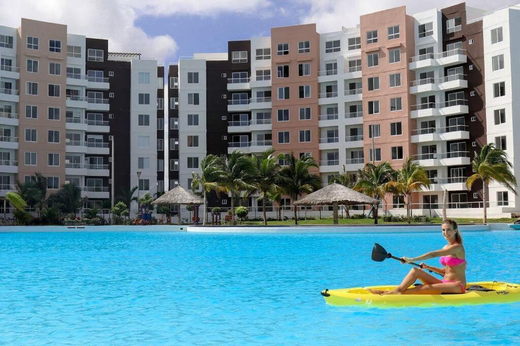 Departamento Con Laguna Artificial Cancun Luaran gambar