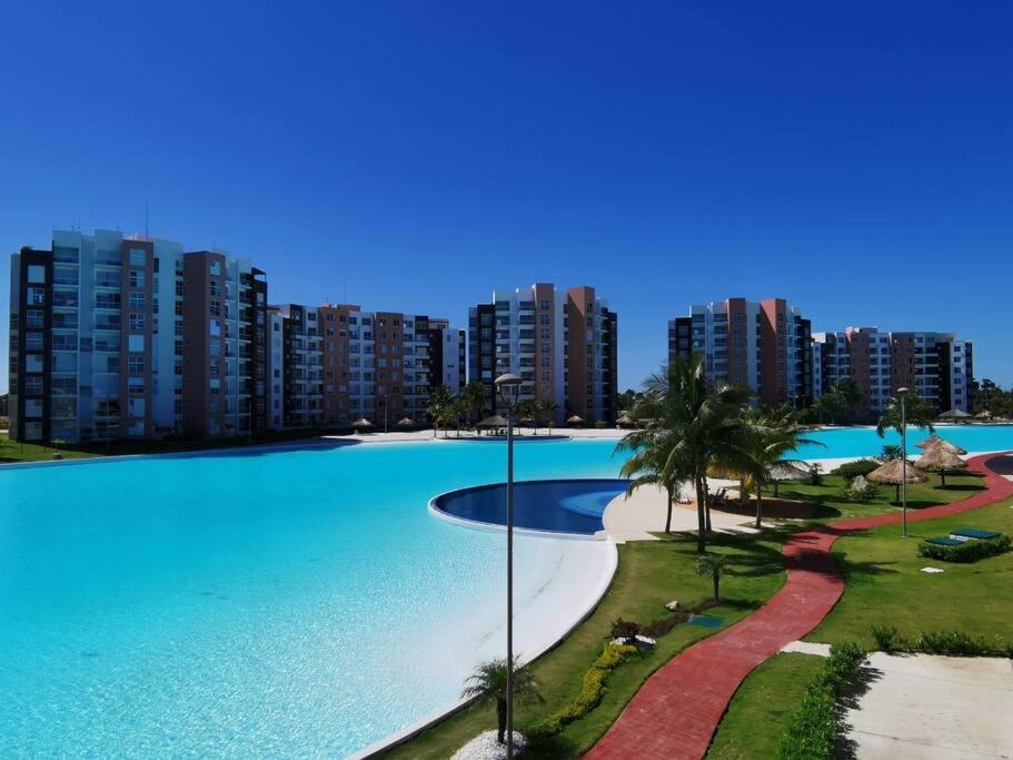 Departamento Con Laguna Artificial Cancun Luaran gambar