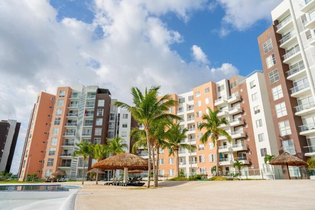 Departamento Con Laguna Artificial Cancun Luaran gambar